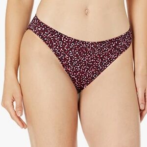 Bikini bottom red leopard NWT